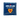 Eine blaue Aromaverpackung für den koffeinfreien Kaffee Guglielmo Dek als E.S.E. Pad. In der Mitte befindet sich ein Herz in den Farben orange, gelb und rot.