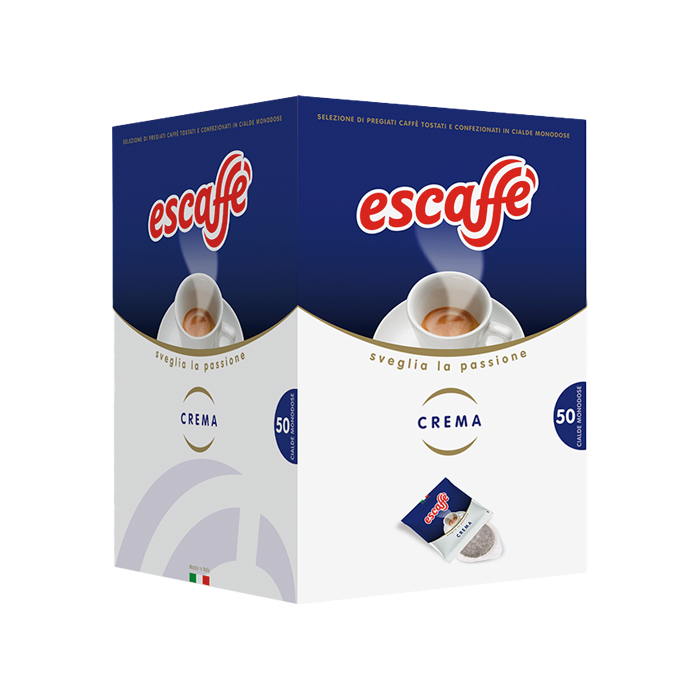 Escaffe Crema Cialde E.S.E. Pads 50 Stück
