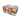 Eine Steige von 10 Stück brauner Vakuumverpackung für den gemahlenen Mokka Kaffee Guglielmo Caffetteria. Bei jeder Packung sieht man links oben  das Logo von Guglielmo mit dem orange, gelb, roten konzentrischen Kreis. Darunter ist eine kleine Aluminium Mokkakanne abgebildet. Darüber befindet sich der weiße Schriftzug Caffetteria. Rechts unten ist eine weiße Kaffeetasse zu sehen.