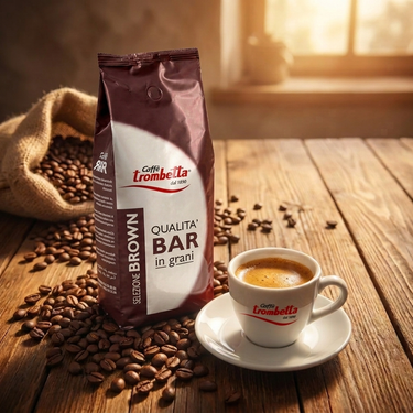 Trombetta Brown Bar Espresso 1kg Bohnen