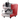 Die 1-gruppige Handhebel Maschine 20/20 Leva mit roter Seitenverkleidung. In der Mitte sieht man den roten Schriftzug LEVA CLASS, darüber einen Teil des Handhebels, darunter den eingespannten Siebträger. Links oben ist der Bedienhebel für Wasserdampf, rechts  der Bedienhebel für Teewasser angebracht.
