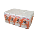 Eine 20er Großpackung für den gemahlenen Espresso Kaffee Trombetta Espresso Bar in silber/roten Vakuumverpackungen. In der Mitte jeder Packung ist ein Siebträger mit einem gehäuften Gupf Kaffeepulver abgebildet. Darunter sieht man eine weiße Espressotasse mit frisch gebrühtem Kaffee mit Crema.  Darüber befindet sich der Schriftzug Caffè Trombetta dal 1890.